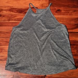 Old Navy Active loose grey striped tank